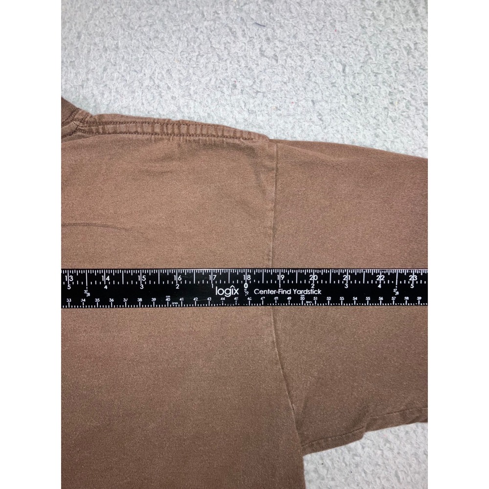 Vintage Mazatlan Mexico Vacation T Shirt Mens XL Brown Euro Elegance Y2K Boxy - Picture 8 of 11